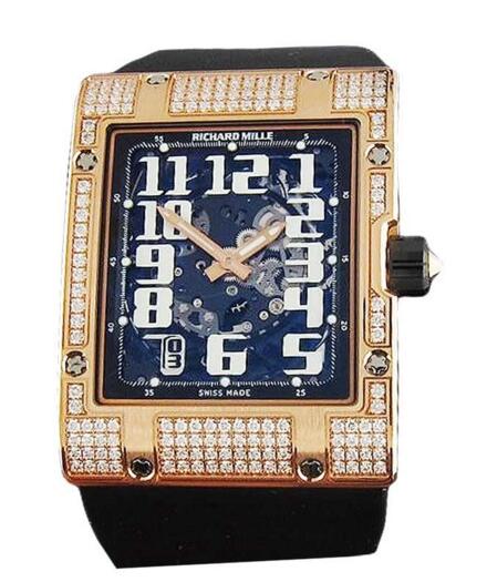 Review Richard Mille RM016 Diamonds Ultra Flat in Rose Gold replica watch